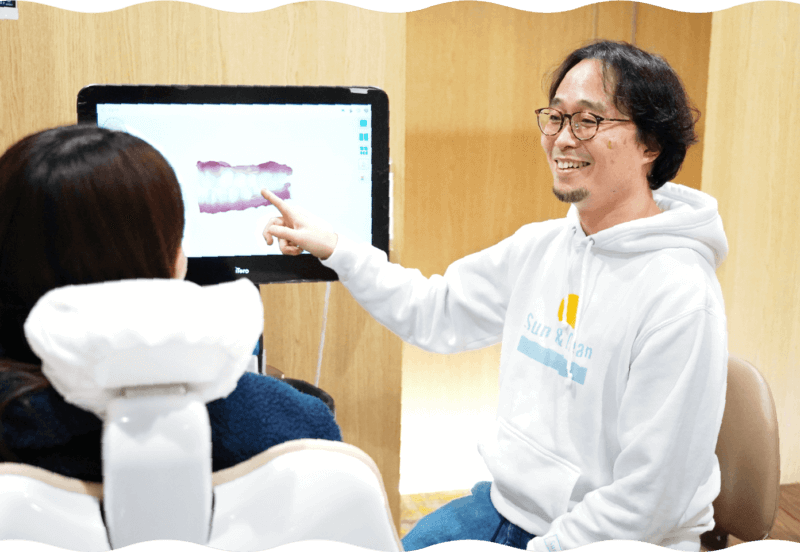 横須賀Sun&OceanDentalClinicでは簡易シュミレーション・カウンセリングが無料！